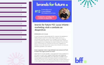 Resultado PinePR – Food To Save na Newsletter Brands for Future