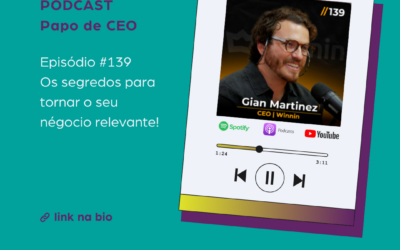 Resultado PinePR – Winnin no podcast Papo de CEO