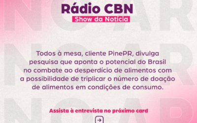 Resultado PinePR – Todos á Mesa na Rádio CBN